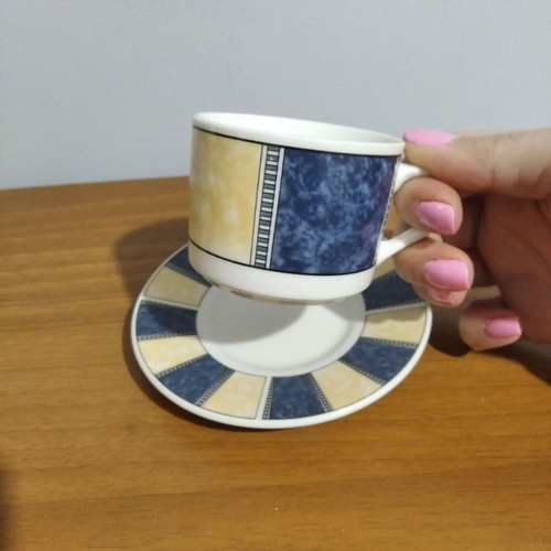 Royal Bavaria Germany coffee cups used, set of 6