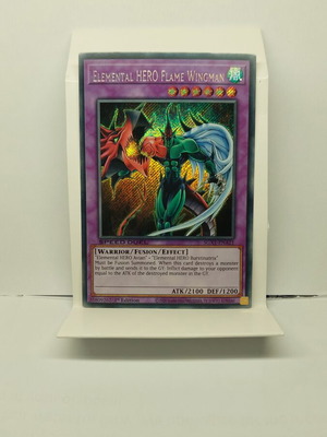 Elemental HERO Flame Wingman V.2 Secret Rare card