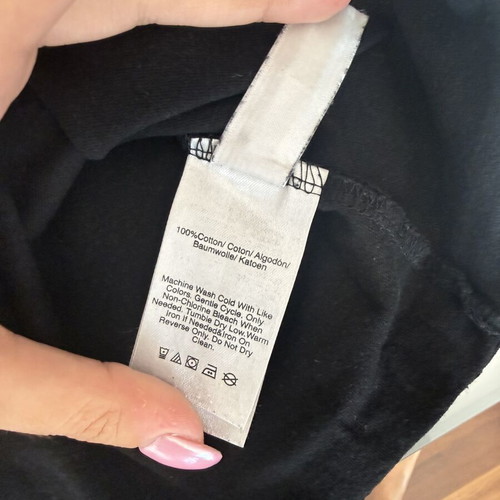 DKNY woman tshirt used, small size, black, 100% cotton