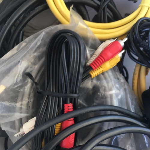 Cables and power adapters for computers and phones pack of 33 new
