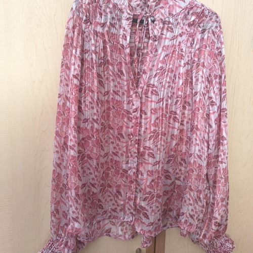 Pink Woman women's shirt like new, pink multicolor, size M