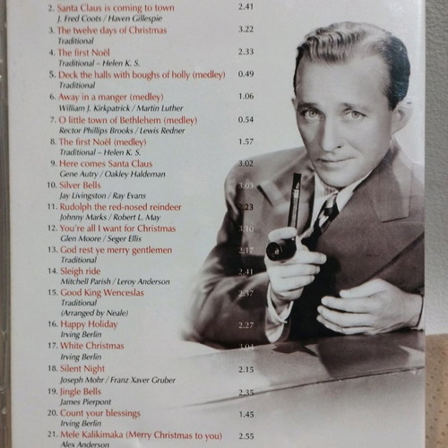 Bing Crosby White Christmas CD used, jazz