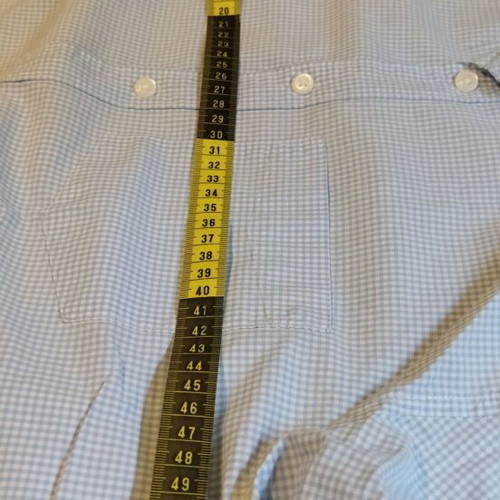 American Eagle men's shirt like new, white and blue, cotton