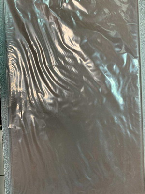 Brown Soumen office desk pad, leatherette surface