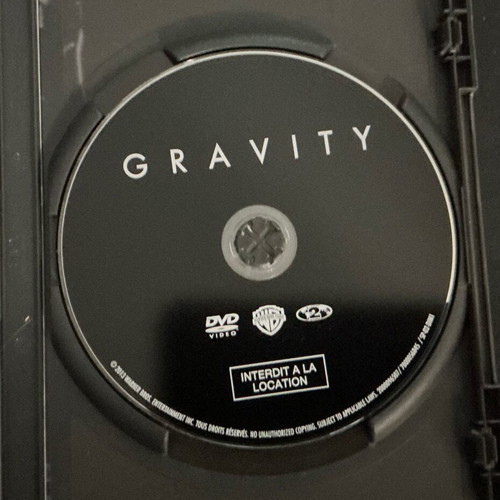 Gravity DVD used