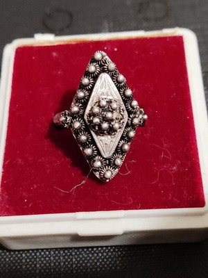 Ring very old handmade like new, silver No 56