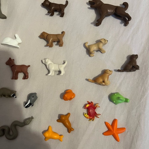 Playmobil animal figures used, animal toy set