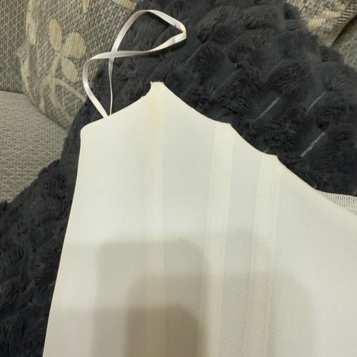 White strapless top Zara used, size S