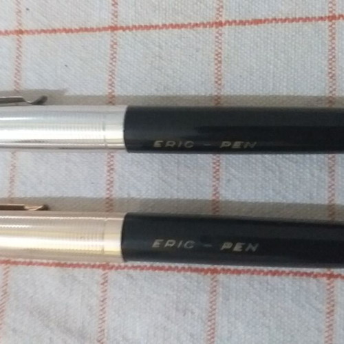 Eric collectible pens set of 2 with gold-plated tip