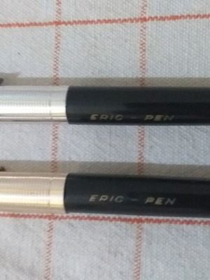 Eric collectible pens set of 2 with gold-plated tip