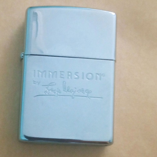 Zippo lighter with Immersion logo