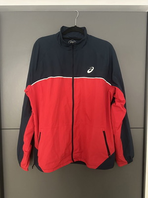 Asics ζακέτα σαν καινούργιο, μπλε και κόκκινο, μέγεθος XL
