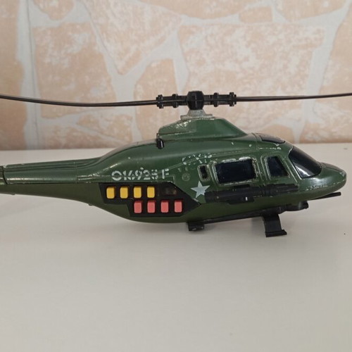 Majorette Sonic Flashers metal helicopter 20 cm used