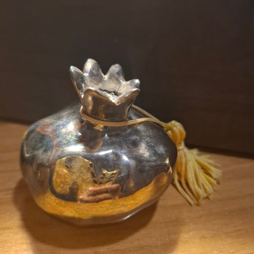 Sterling Silver Decorative Pomegranate like new, 925 purity