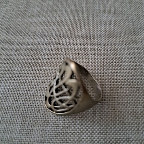 Silver ring vintage used ethnic