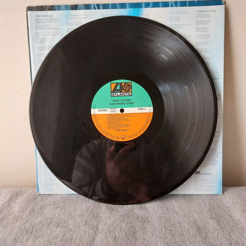 Mick Jagger Wandering Spirit vinyl record used, rock