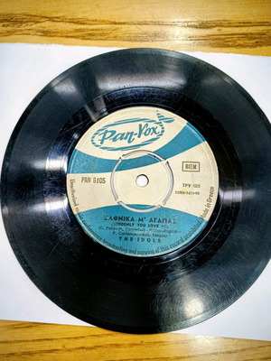 The Idols 45 RPM record used, pop