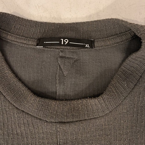 Nineteen αντρικό T-shirt extra large μεταχειρισμένο, γκρι