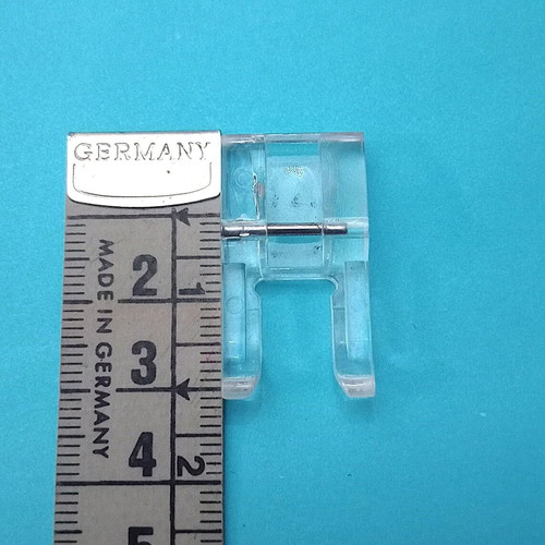 Transparent foot for applique and home sewing machine new