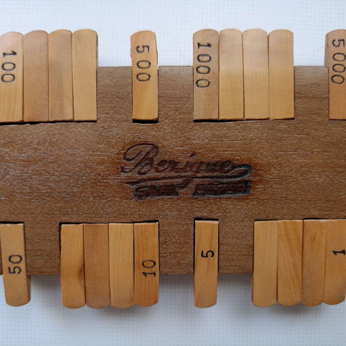 Bezique vintage wooden scorekeeper like new