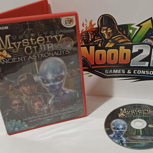 Unsolved Mystery Club Ancient Astronauts PC CD-ROM used adventure game
