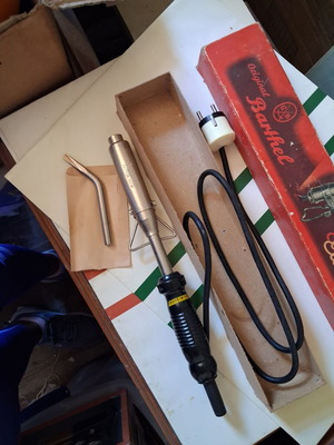 Original Barthel M10 Vintage Electric Soldering Iron used, 220V 160W