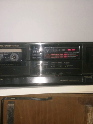 JVC TD-W111 double cassette deck used, stereo
