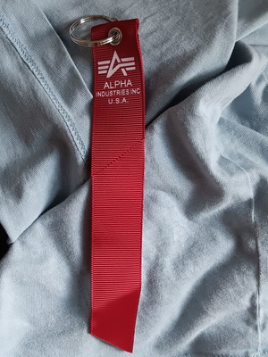 Alpha Industries Remove Before Flight Keychain new