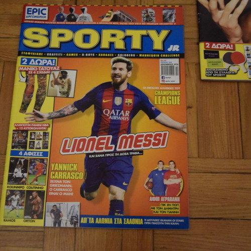 Sporty magazines used 2016-2017, pack of 5 issues