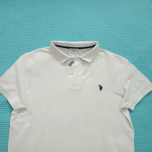 U.S. Polo Assn. polo shirt medium, white
