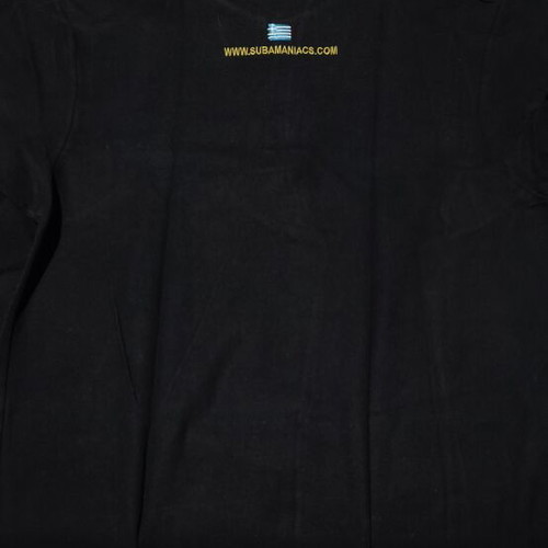 Subaru Subamaniacs Team Polo Shirt used, size Large, black