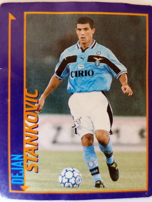 Dejan Stankovic Lazio collectible sticker 1998