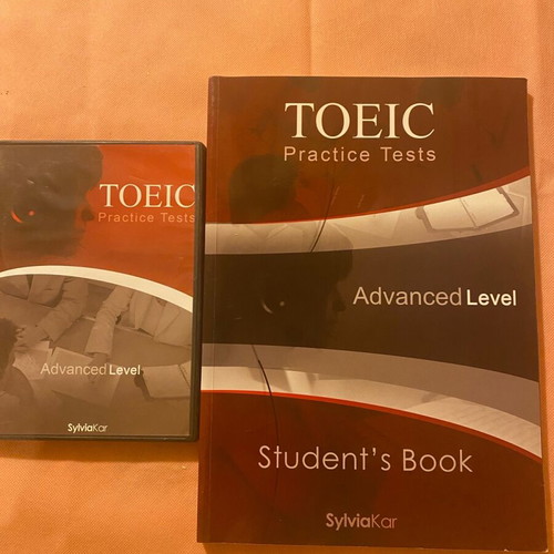 Toeic Practice Tests and CD Advanced Level used Sylvia Kar