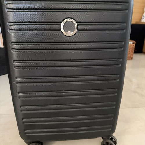 Delsey cabin carry-on suitcase, black