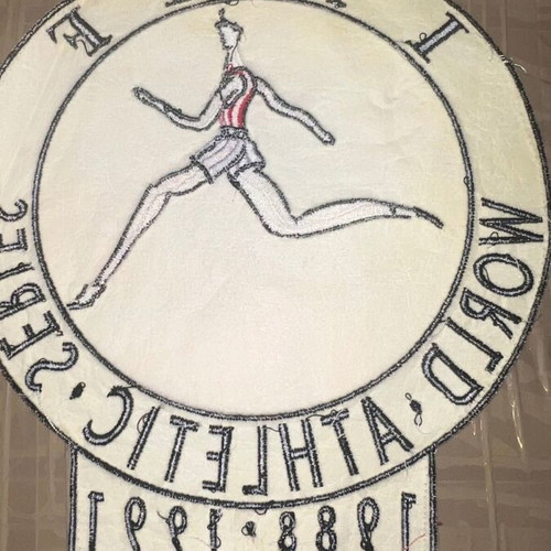 IAAF World Athletic Series 1988-1991 Large Rare Sewn Patch used