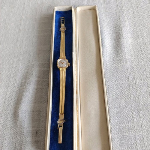 Radiant women's wristwatch used, gold-plated, 1960s