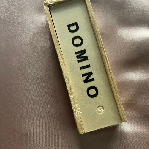 Domino game new in wooden box, classic board game