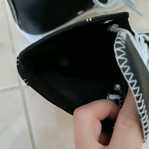 Luigi canvas sneakers used, size 36, black athletic