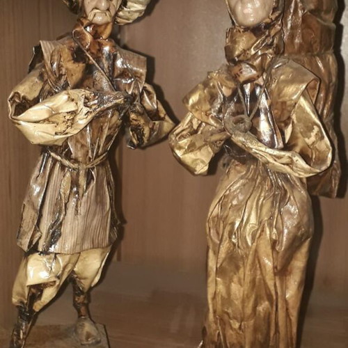 Mexican Papier-mâché sculpture 80's like new