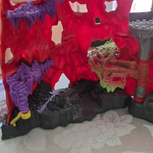 Mighty Max Skull Mountain Playset used
