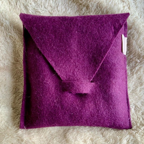 Heart photo frame with felt case new