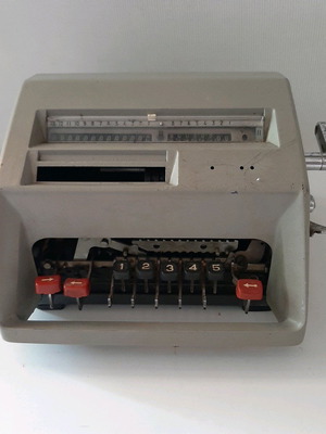 Facit calculator used, 1960s, missing some buttons