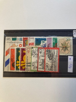 German stamps used complete series 1973
