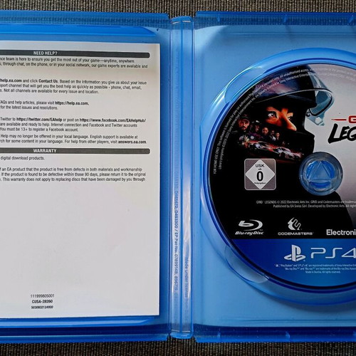 Grid Legends PS4 used, complete and in excellent condition