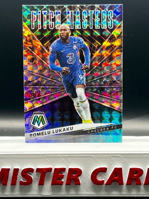 Panini Mosaic Premier League 2021-22 Pitch Masters Lukaku card used