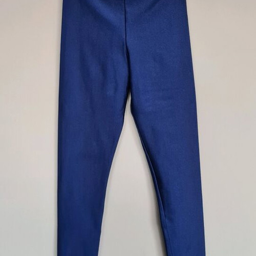 Hyper shiny leggings blue new, one size