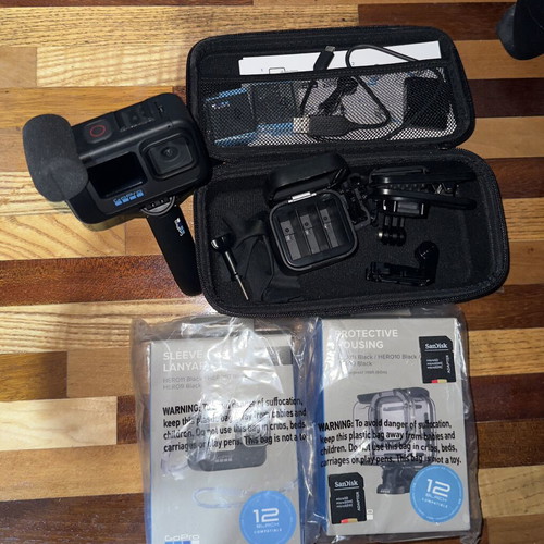 GoPro HERO10 Black complete bundle with accessories