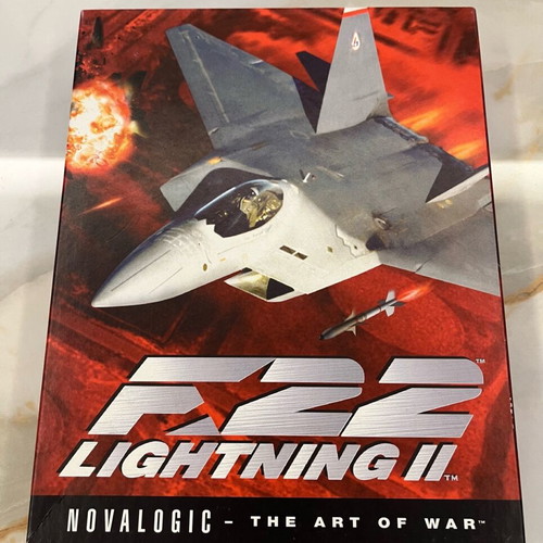 F22 Lightning II PC Big Box used, box and manual without disc