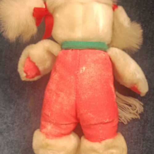 Vintage Tercom poodle plush 1983 like new