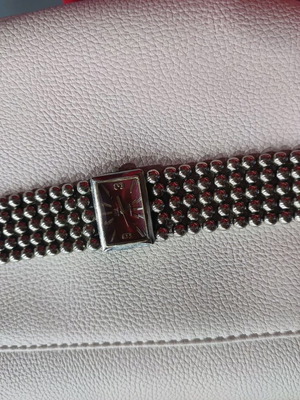 Q&Q Handheld Watch Silver Color